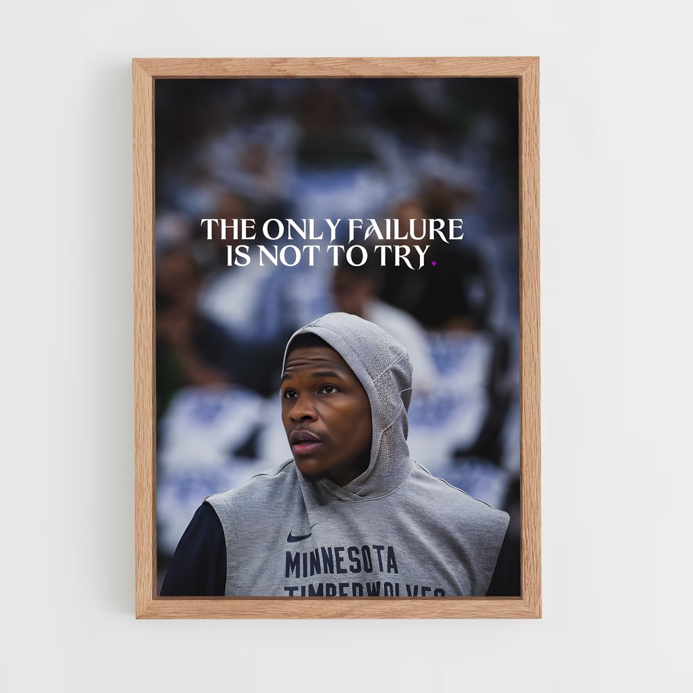 Poster Anthony edwards basket – affiche Basketball (vue 4)